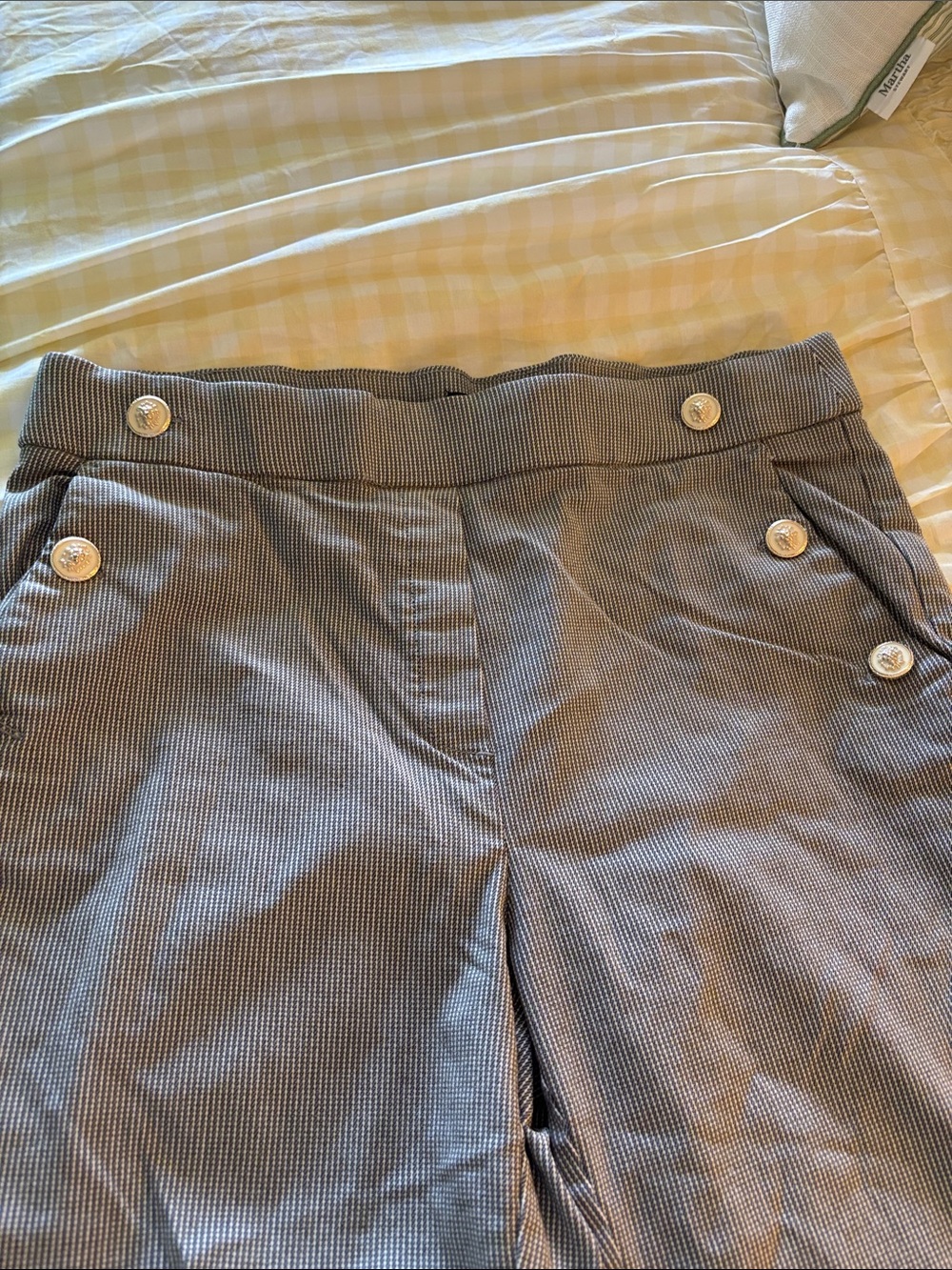 Button-Accent Pants - Picture 2 of 5